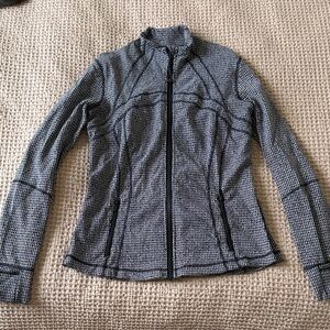 Lululemon Athletica Black and Gray Utility Jacket